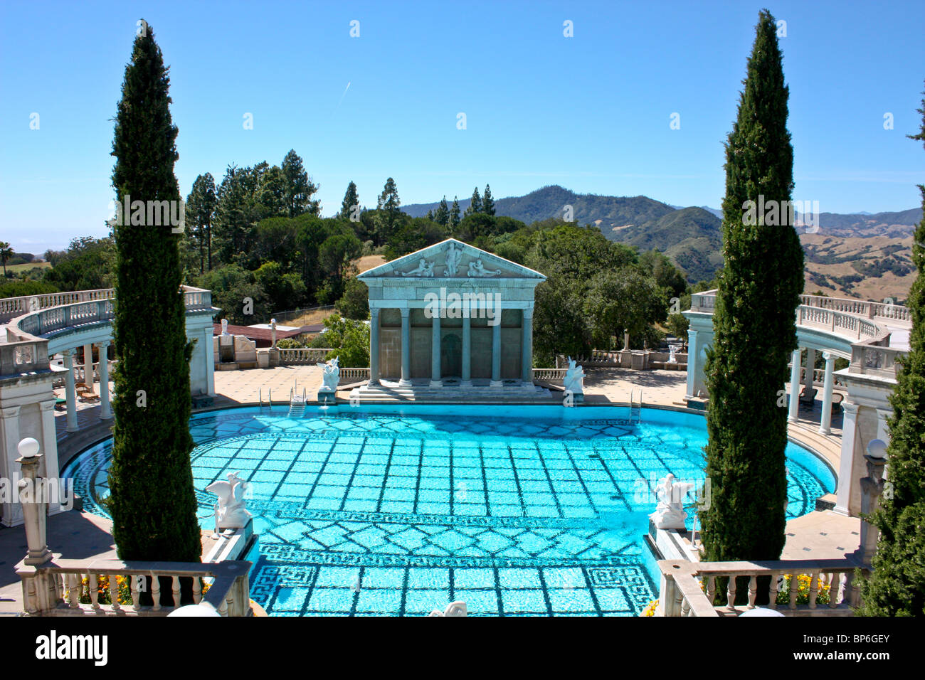 Il Castello di Hearst, San Simeone, CALIFORNIA, STATI UNITI D'AMERICA Foto Stock