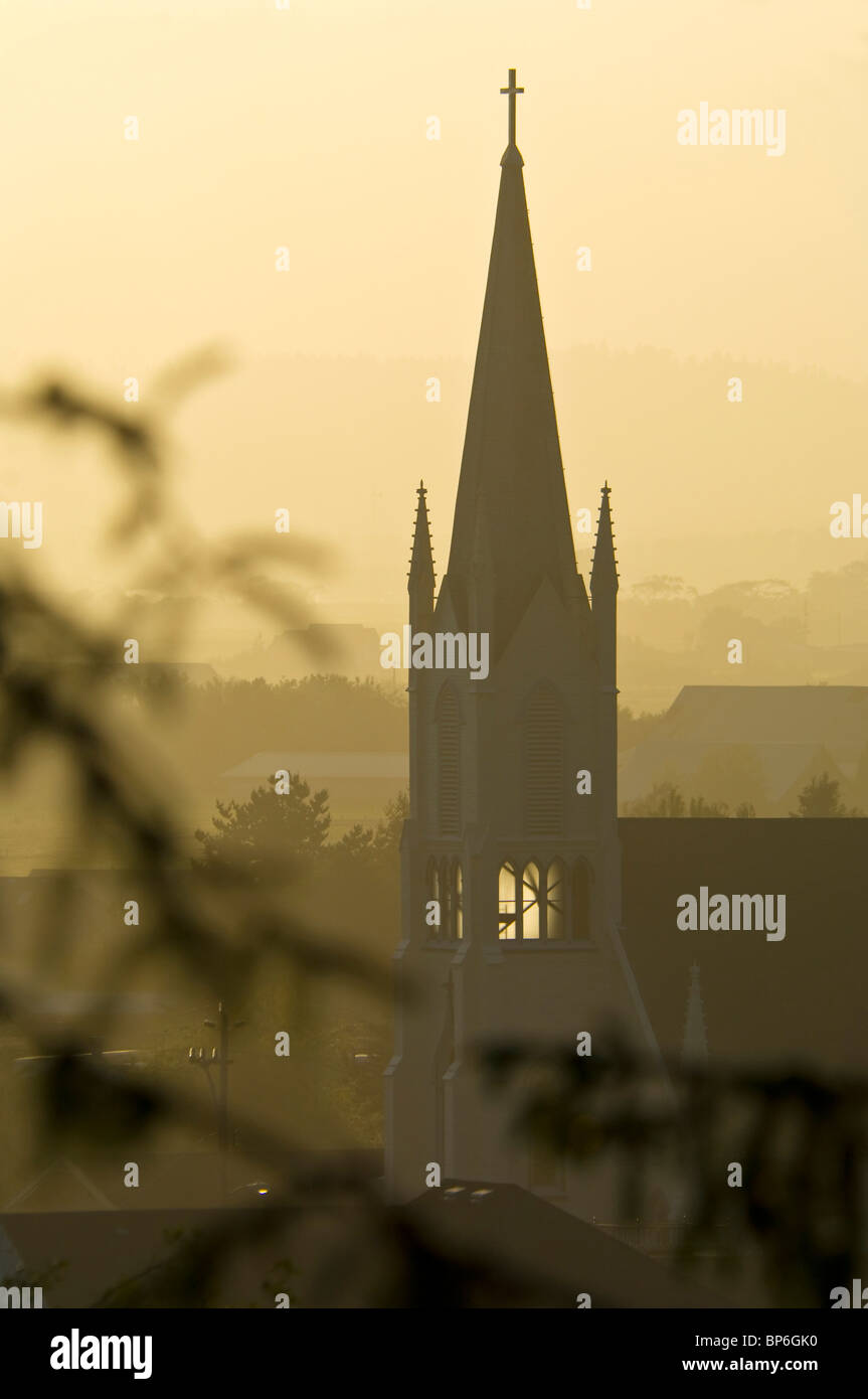 Campanile di sunrise, Ferndale, California Foto Stock