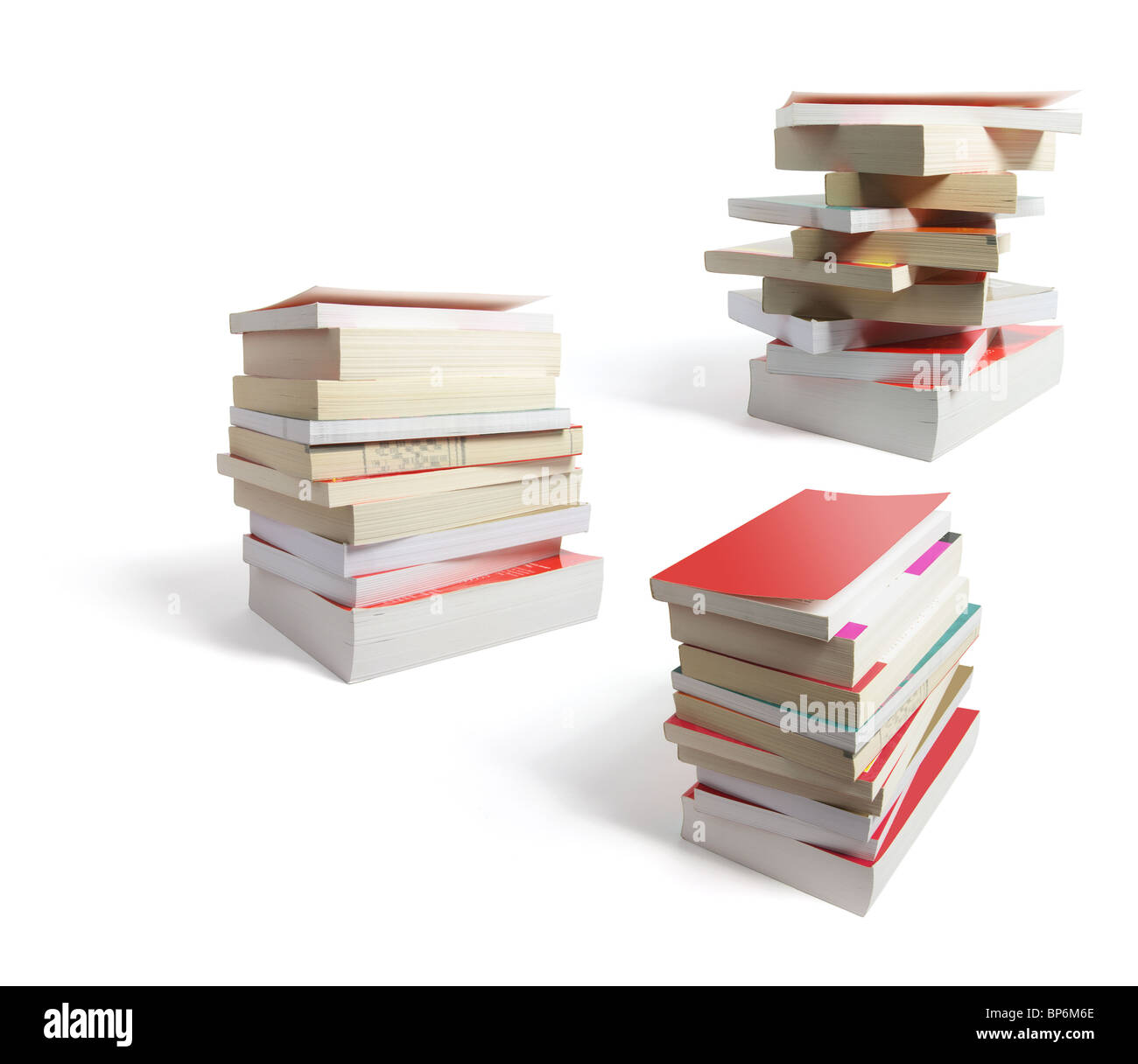 Pile di libri Foto Stock