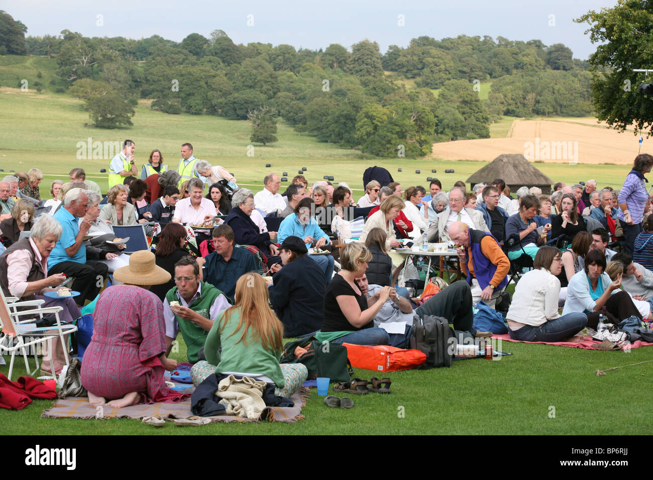 Teatro all aperto, Sherborne Castle, Dorset, Sud Ovest dell'Inghilterra, Regno Unito. Foto:Jeff Gilbert Foto Stock