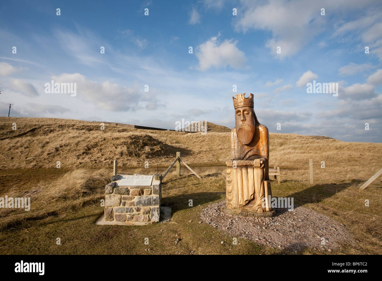 Isola di Lewis, Uig Bay, dove 78 Scacchi pezzi sono stati trovati scolpiti in avorio di tricheco, a Ebridi Esterne, Scozia.Foto:Jeff Gilbert Foto Stock