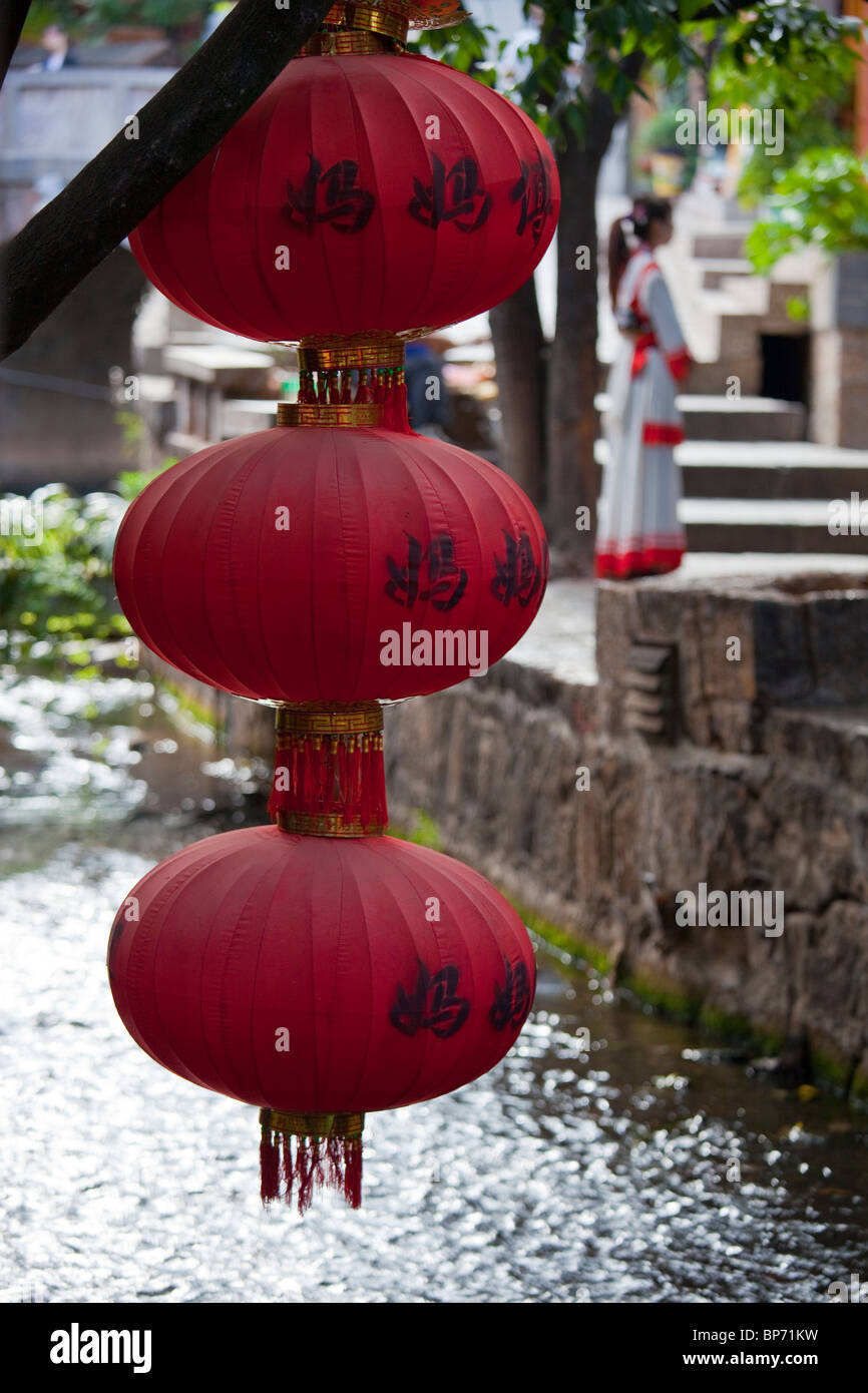 Lijiang, nella provincia dello Yunnan in Cina Foto Stock