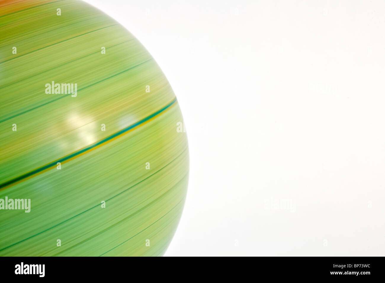 Abstract sfocato globo rotante del mondo. Foto Stock