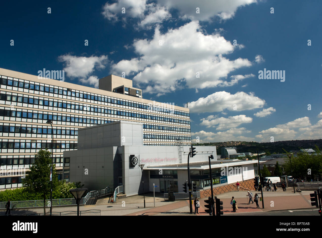 Sheffield Hallam University, City Campus, Sheffield South Yorkshire, Inghilterra. Foto Stock