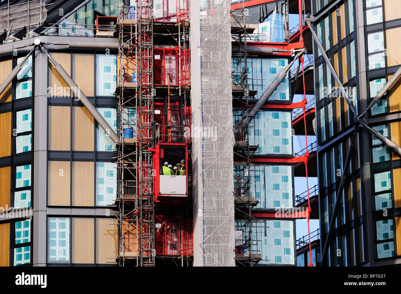 NEO Bankside sito in costruzione, Southwark, Londra, Inghilterra, Regno Unito Foto Stock