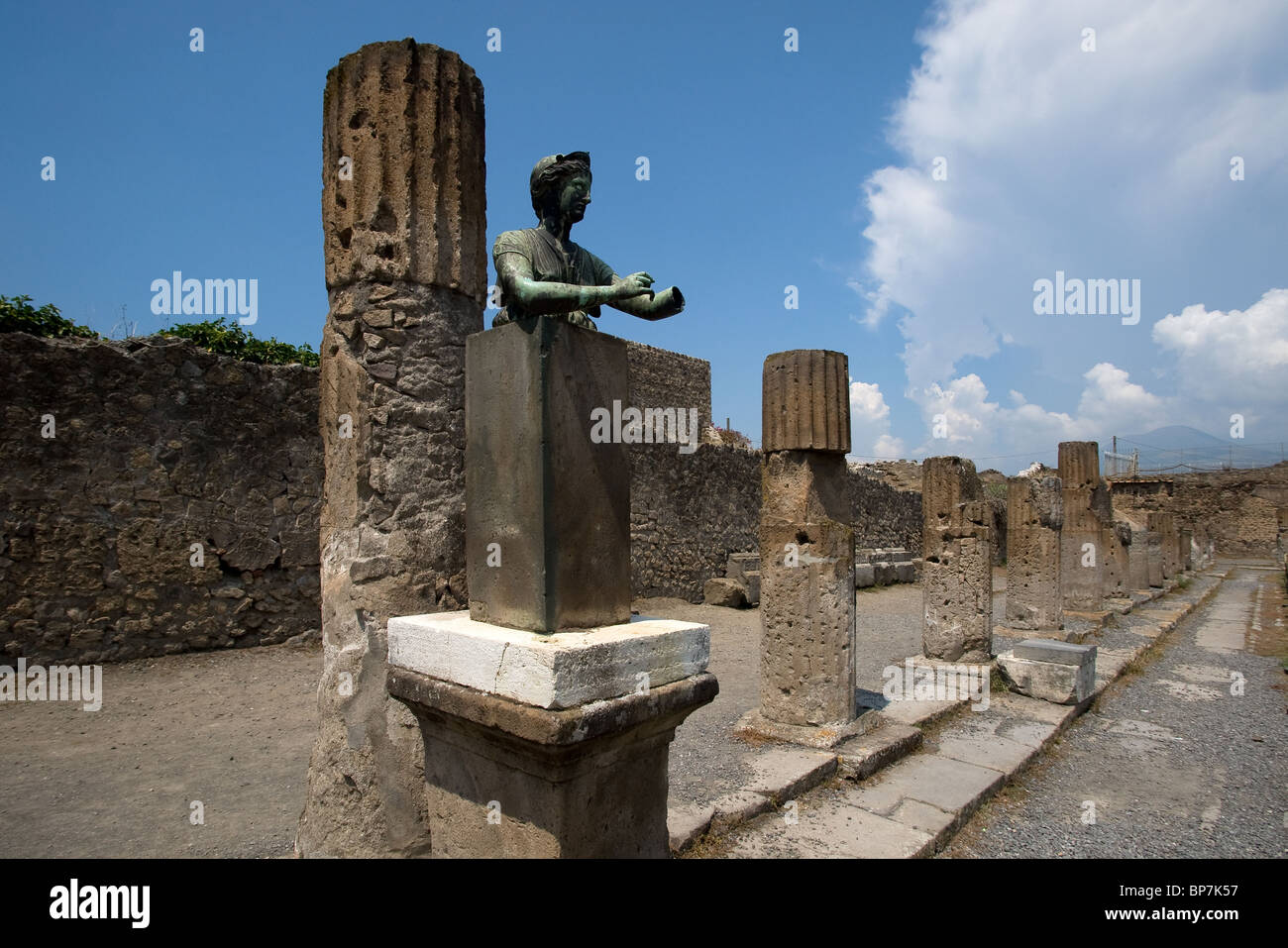 Rovine di Pompei Foto Stock