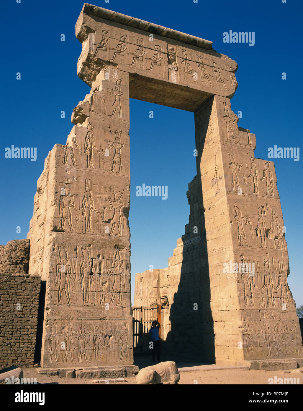 Di rilievo nel Tempio di Karnak complessa, Egitto Foto Stock