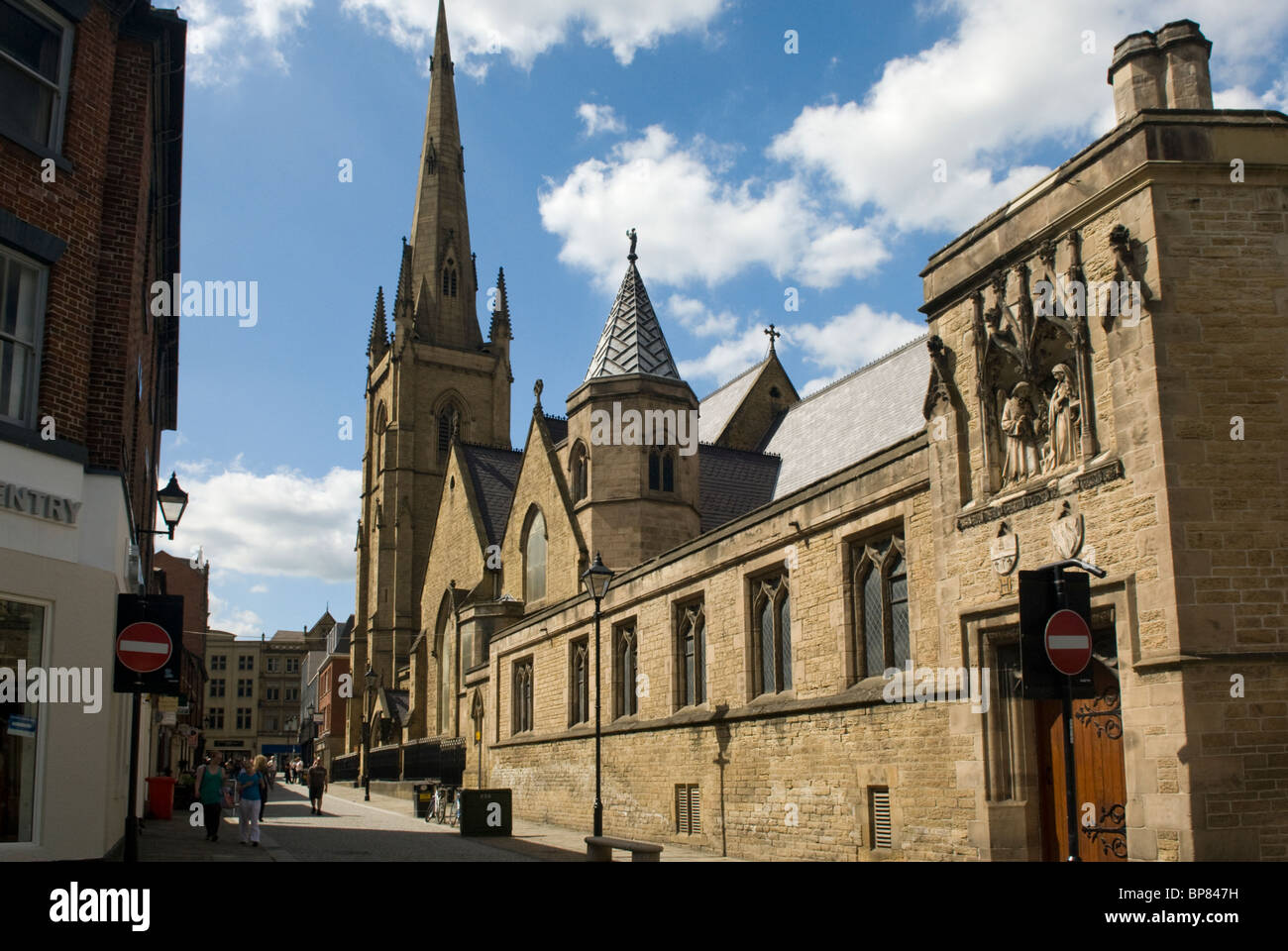 La Chiesa Cattedrale di St Marie Sheffield South Yorkshire, Inghilterra. Foto Stock