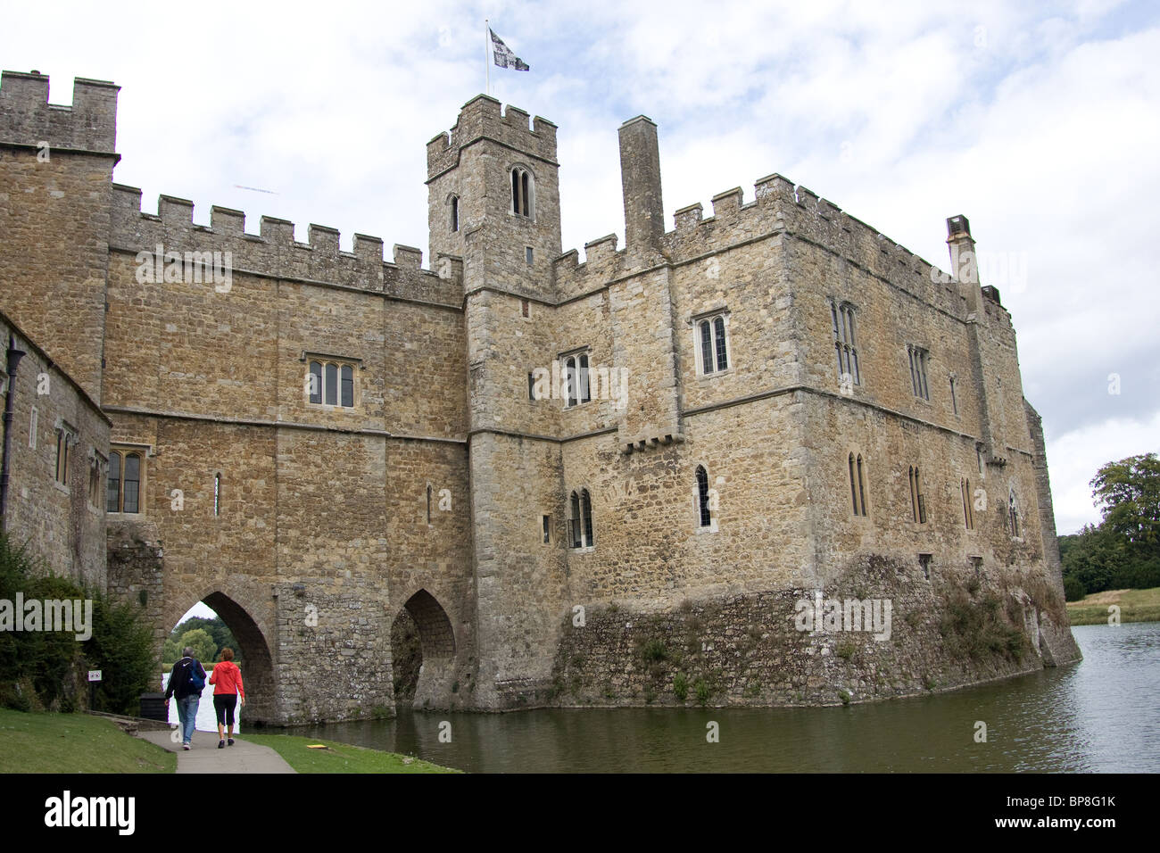 Mote castle country house sede torrette windows Foto Stock