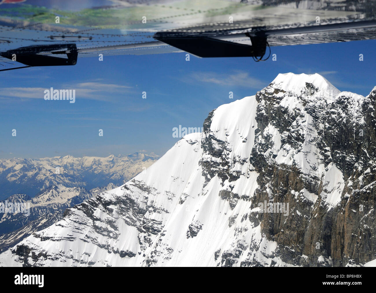 Mt. Grand Combin, Alpi del Vallese, Svizzera Foto Stock