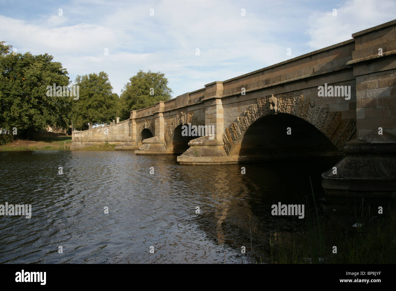 Ross Bridge in Tasmania Australia è il terzo più antico ponte Foto Stock