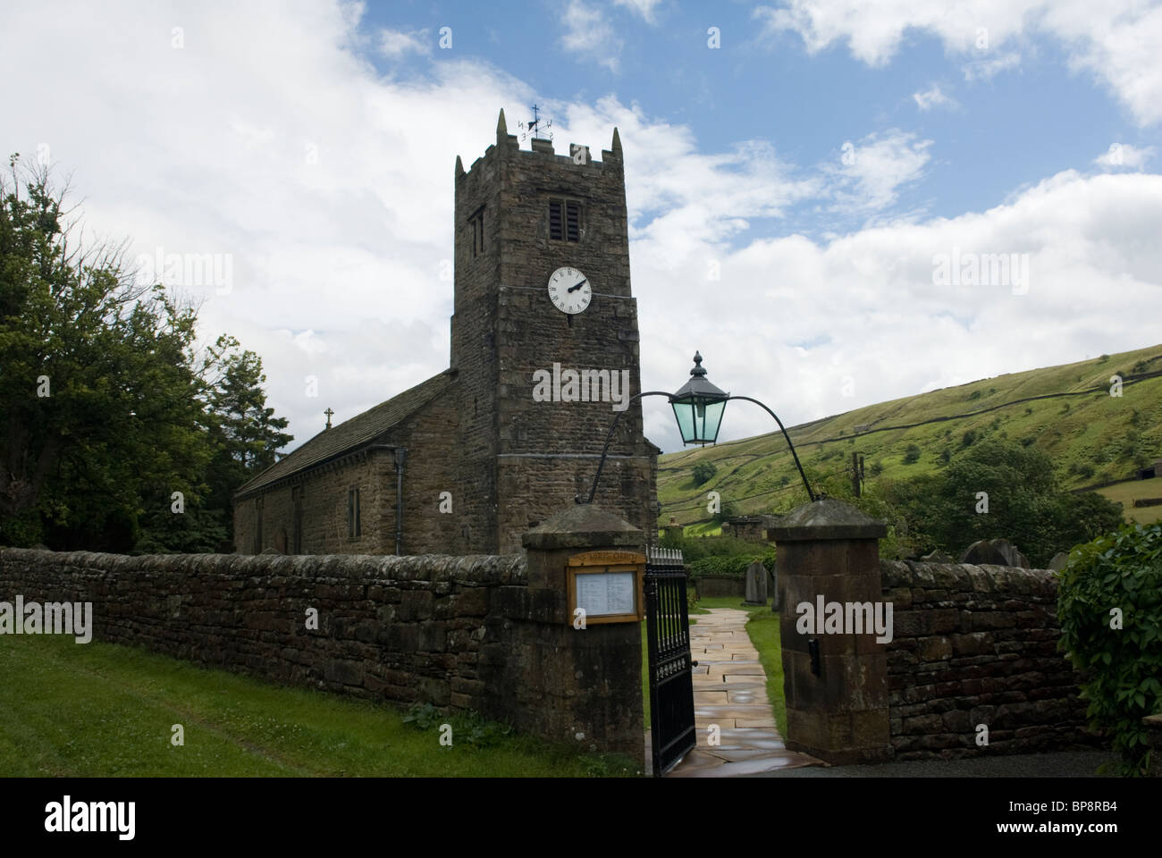 Chiesa di Santa Maria, Muker, Swaledale, North Yorkshire, Inghilterra. Foto Stock