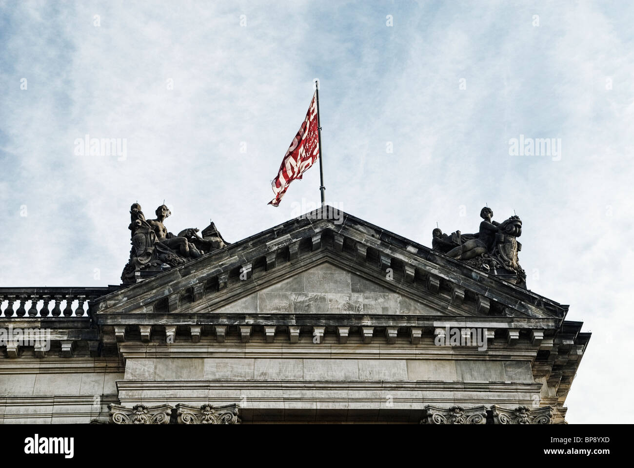 Dettagli architettonici di un Bode Museum edificio di Berlino Germania Foto Stock