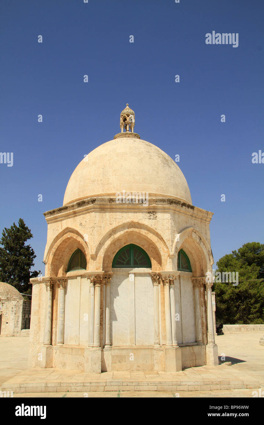 Israele, Gerusalemme, una cupola al Haram esh Sharif Foto Stock