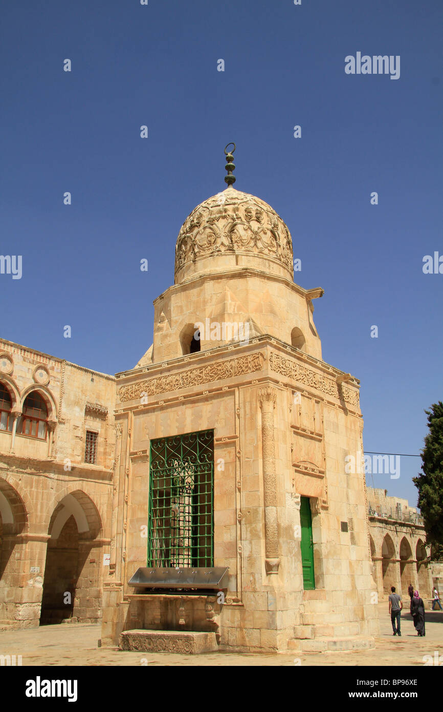 Israele, Gerusalemme, sabil Al Haram esh Sharif Foto Stock