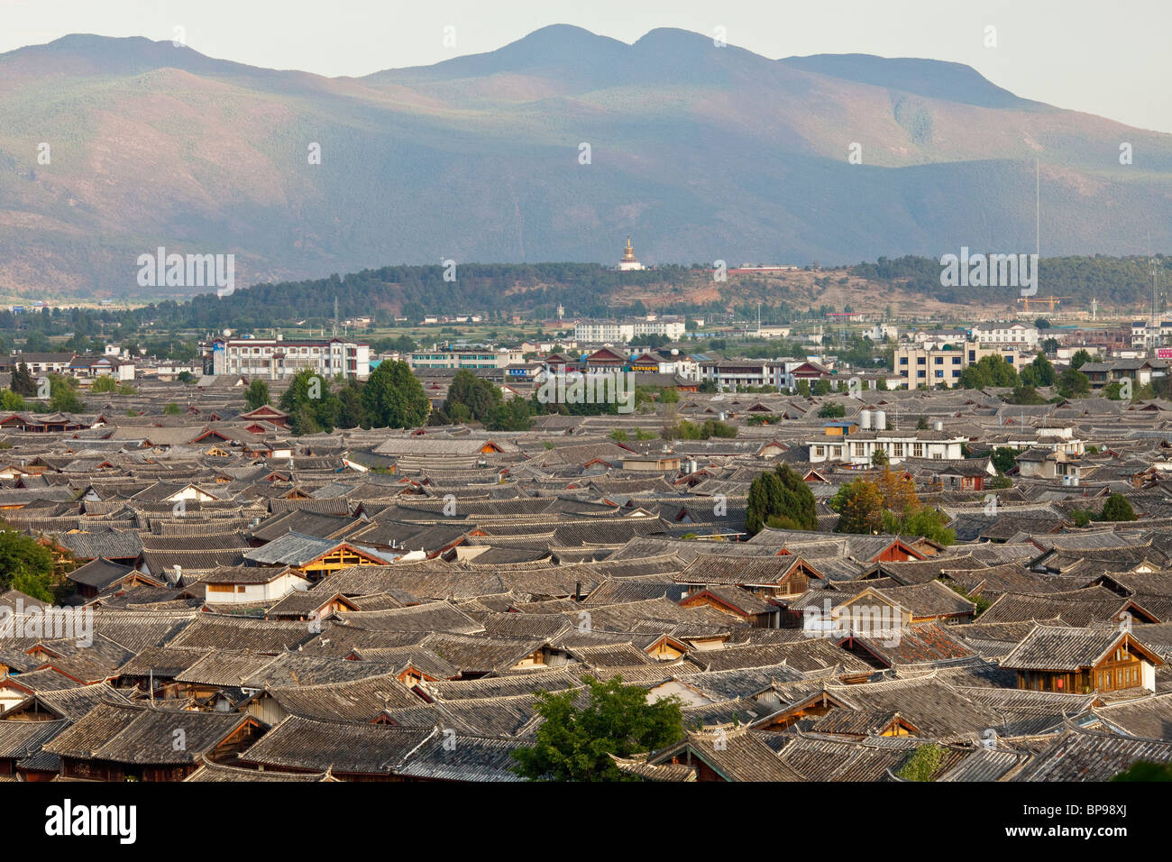 Città vecchia di Lijiang, nella provincia dello Yunnan in Cina Foto Stock