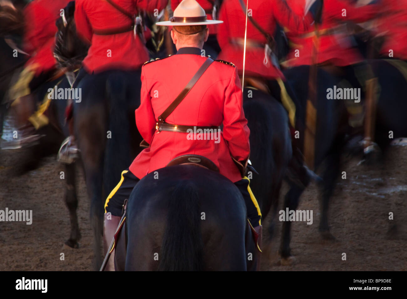 Royal Canadian polizia montata Musical RIde Foto Stock