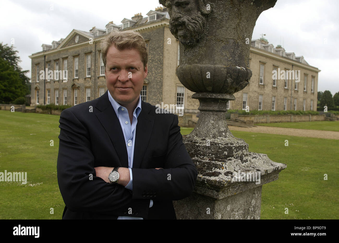Earl Charles Spencer ad Althorp House nel Northamptonshire, 7-6-2007. Foto di John Robertson. Foto Stock