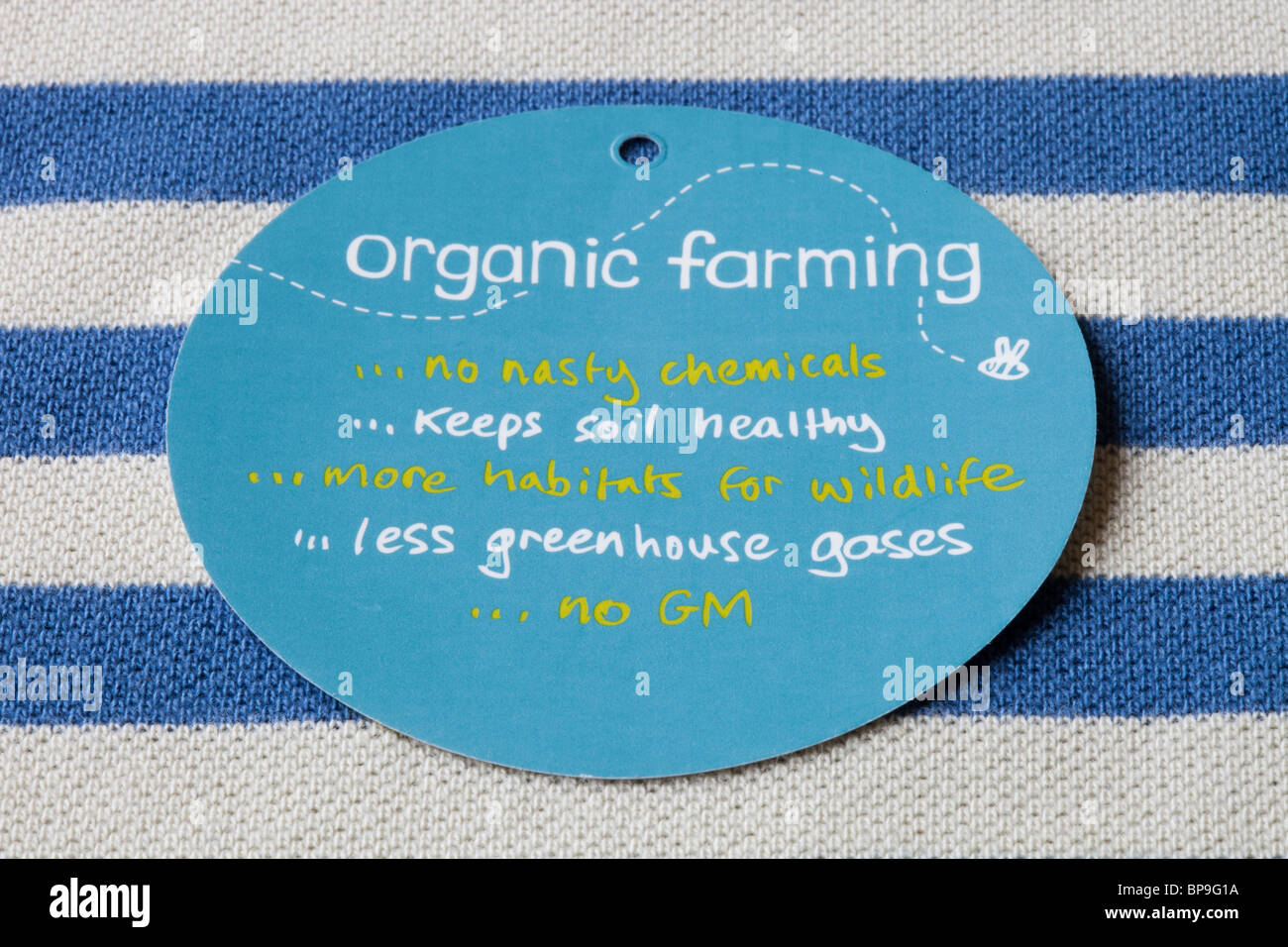 Un organico di cotone Polo shirt. Foto Stock
