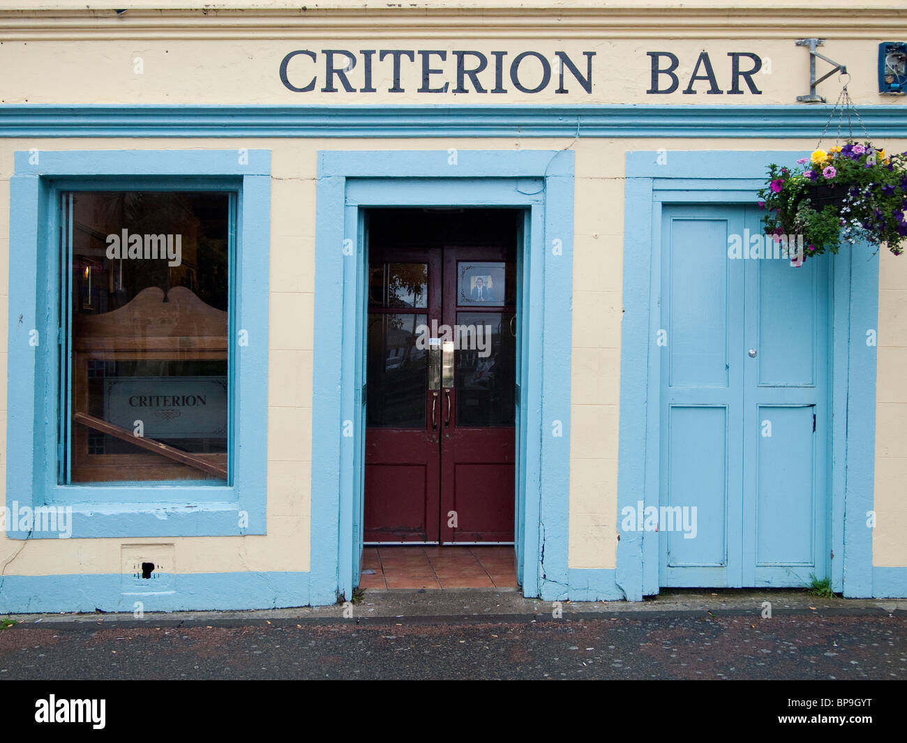 Criterio Bar, Stornoway, isola di Lewis Foto Stock