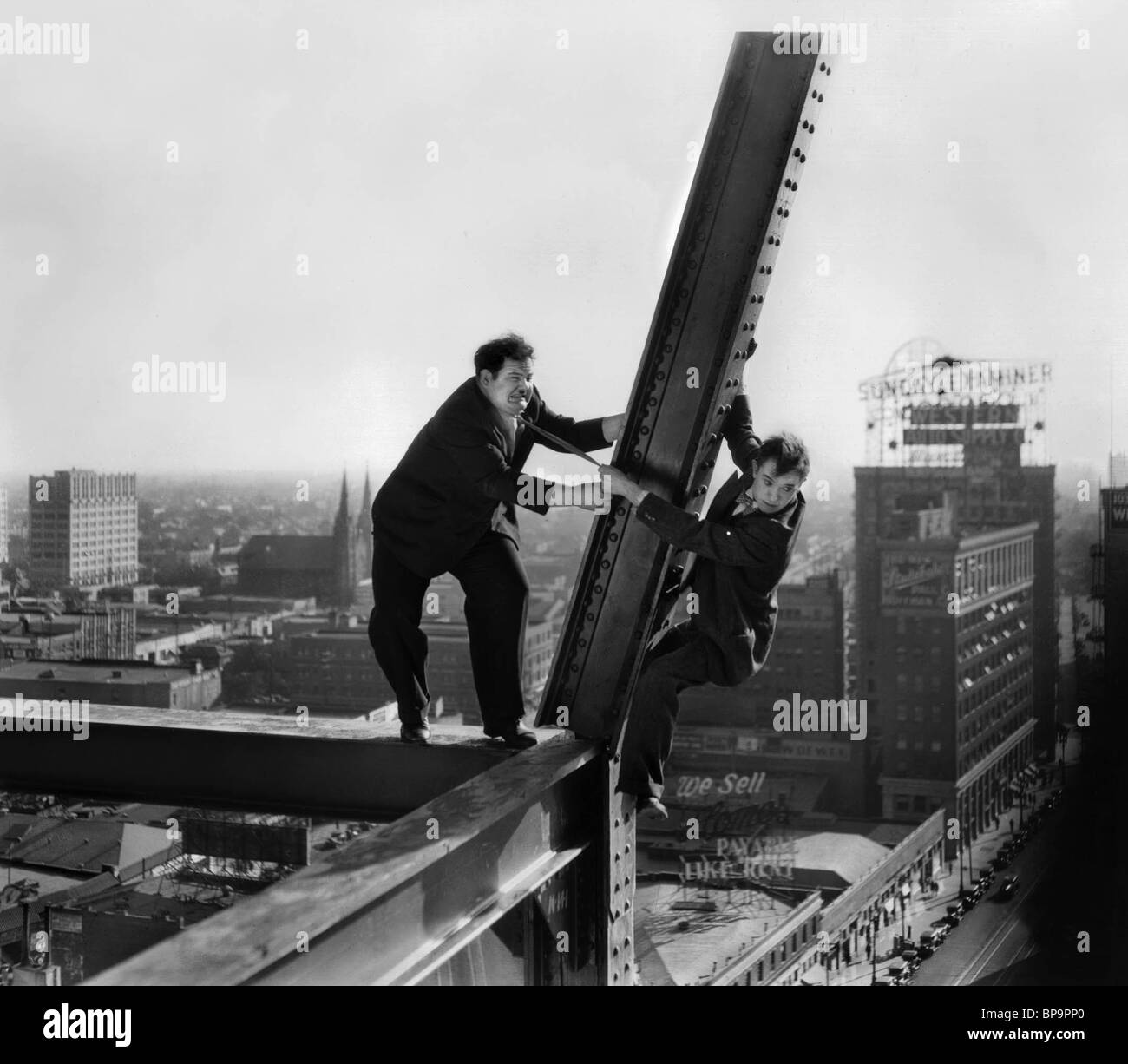 STAN LAUREL e Oliver Hardy, Laurel e Hardy: liberty, 1929 Foto Stock