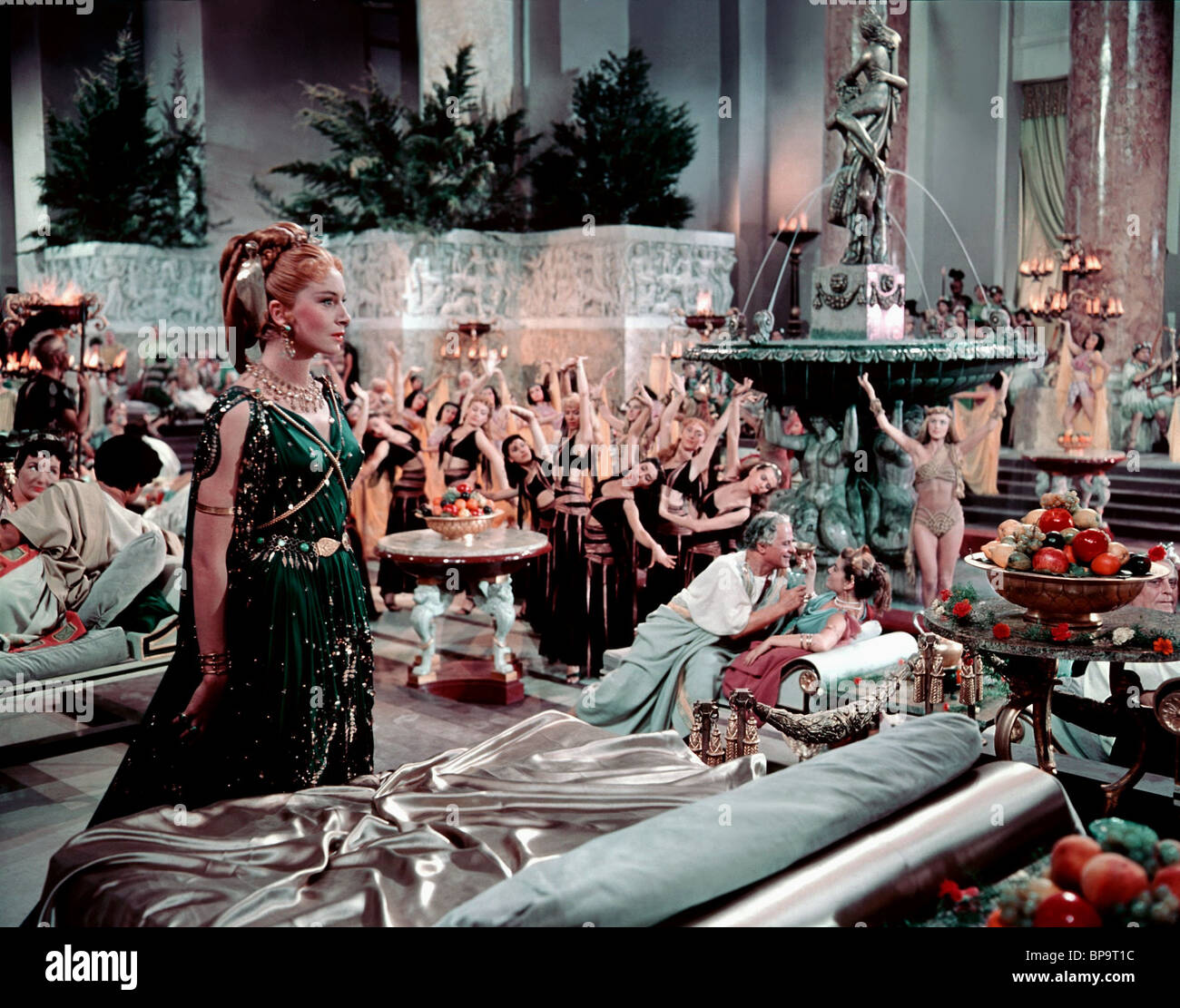 In scena con Deborah Kerr QUO VADIS (1951) Foto Stock