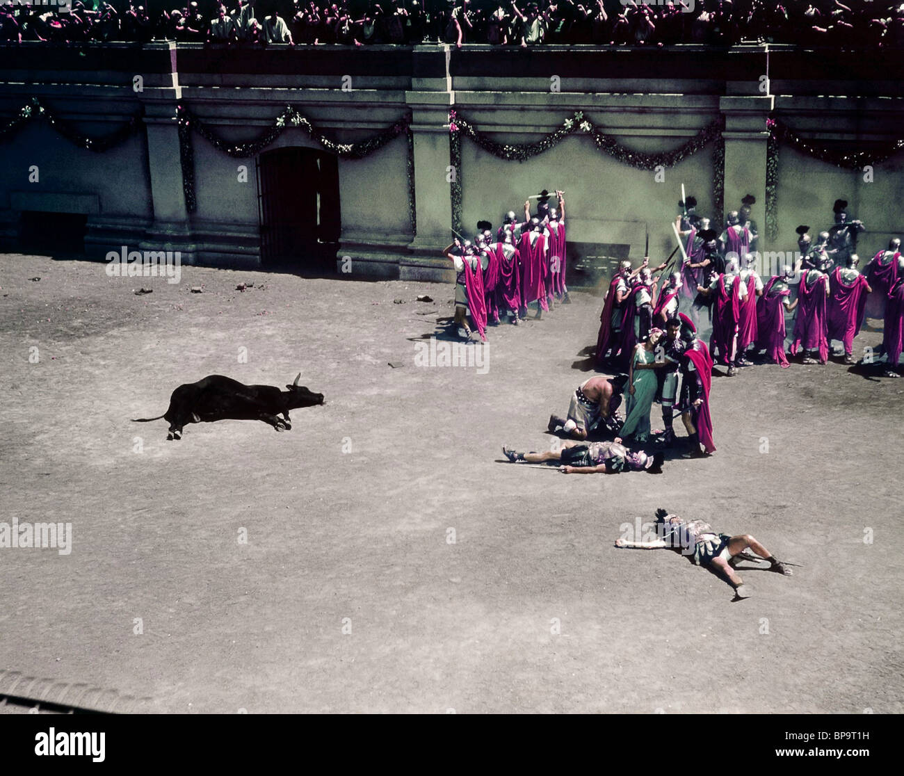 GLADIATOR SCENA QUO VADIS (1951) Foto Stock