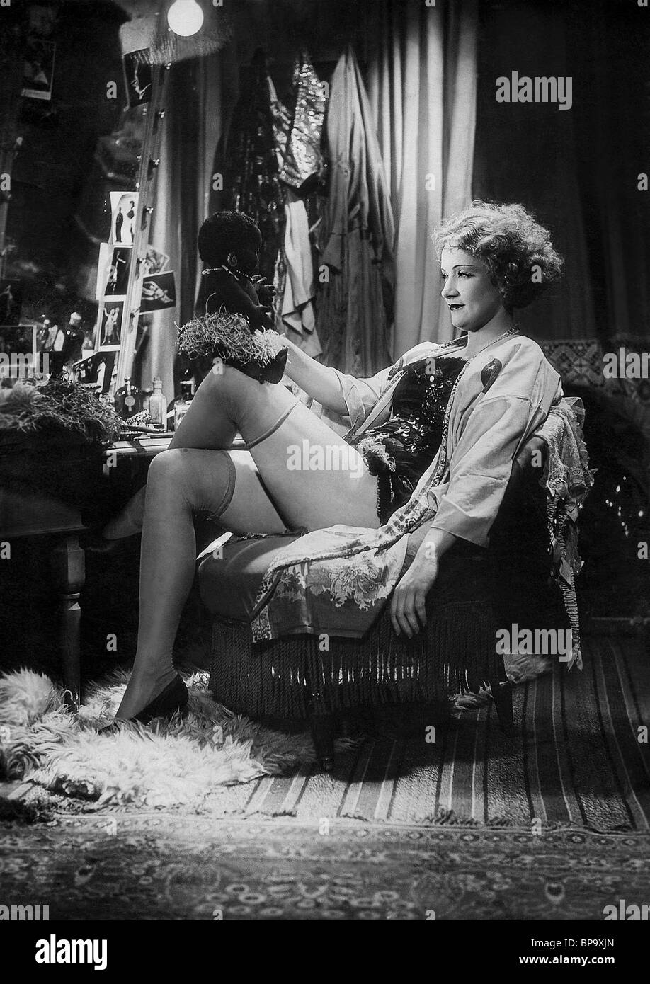 MARLENE DIETRICH IL BLUE ANGEL (1930) Foto Stock