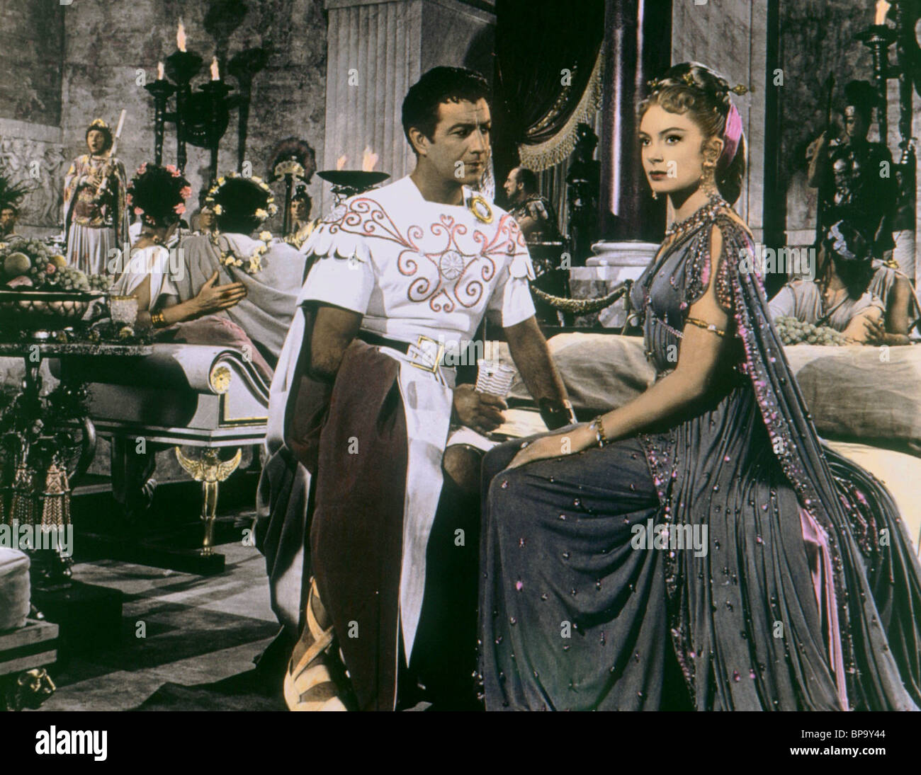 ROBERT TAYLOR, Deborah Kerr, QUO VADIS, 1951 Foto Stock
