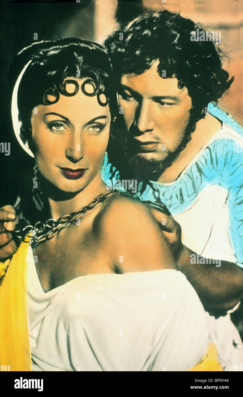PATRICIA LAFFAN Peter Ustinov QUO VADIS (1951) Foto Stock