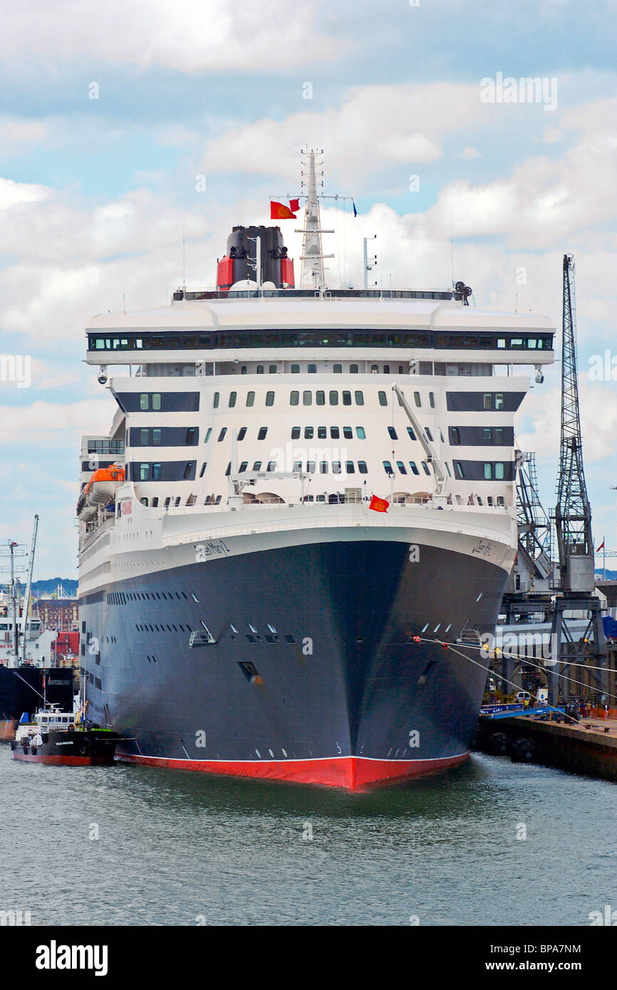 La Cunard Crociera / Nave passeggeri "Queen Mary 2' Foto Stock