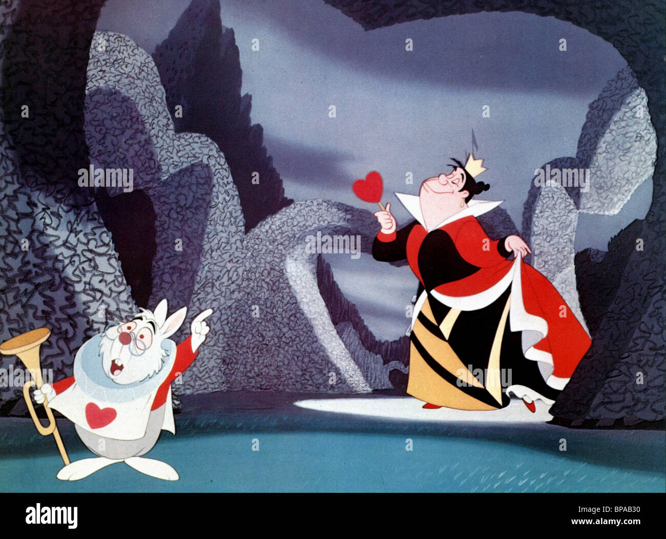 Alice E La Regina Di Cuori Coniglio Bianco e la Regina di Cuori di Alice nel paese delle