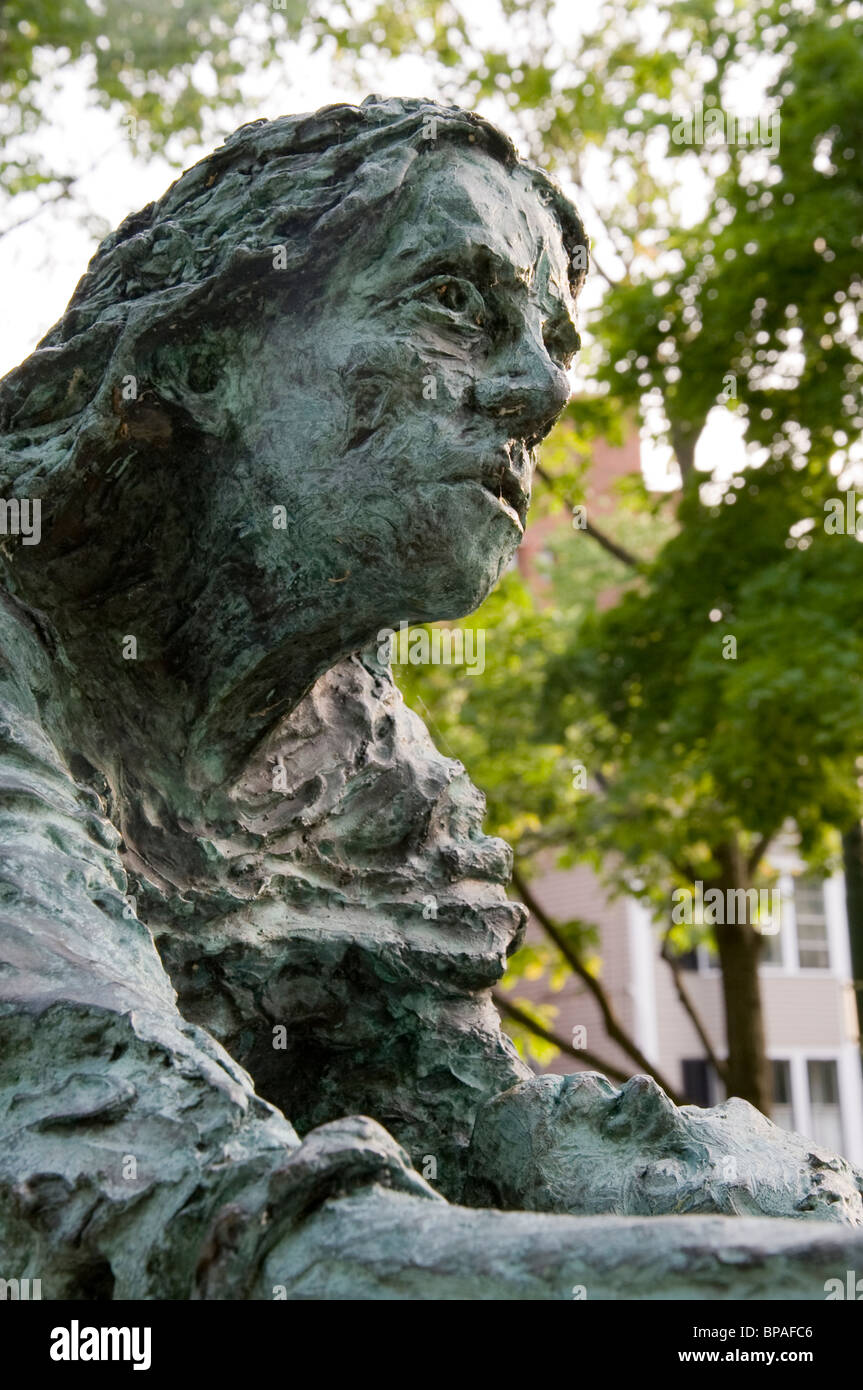 La carestia irlandese Memorial da Maurice Harron a Dawes Island Park in Cambridge Massachusetts USA Foto Stock