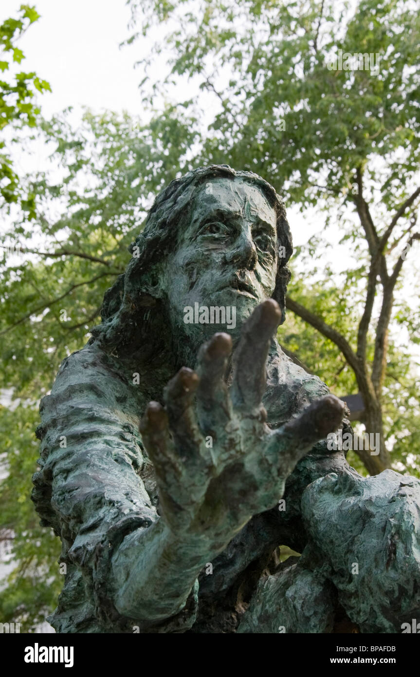 La carestia irlandese Memorial da Maurice Harron a Dawes Island Park in Cambridge Massachusetts USA Foto Stock