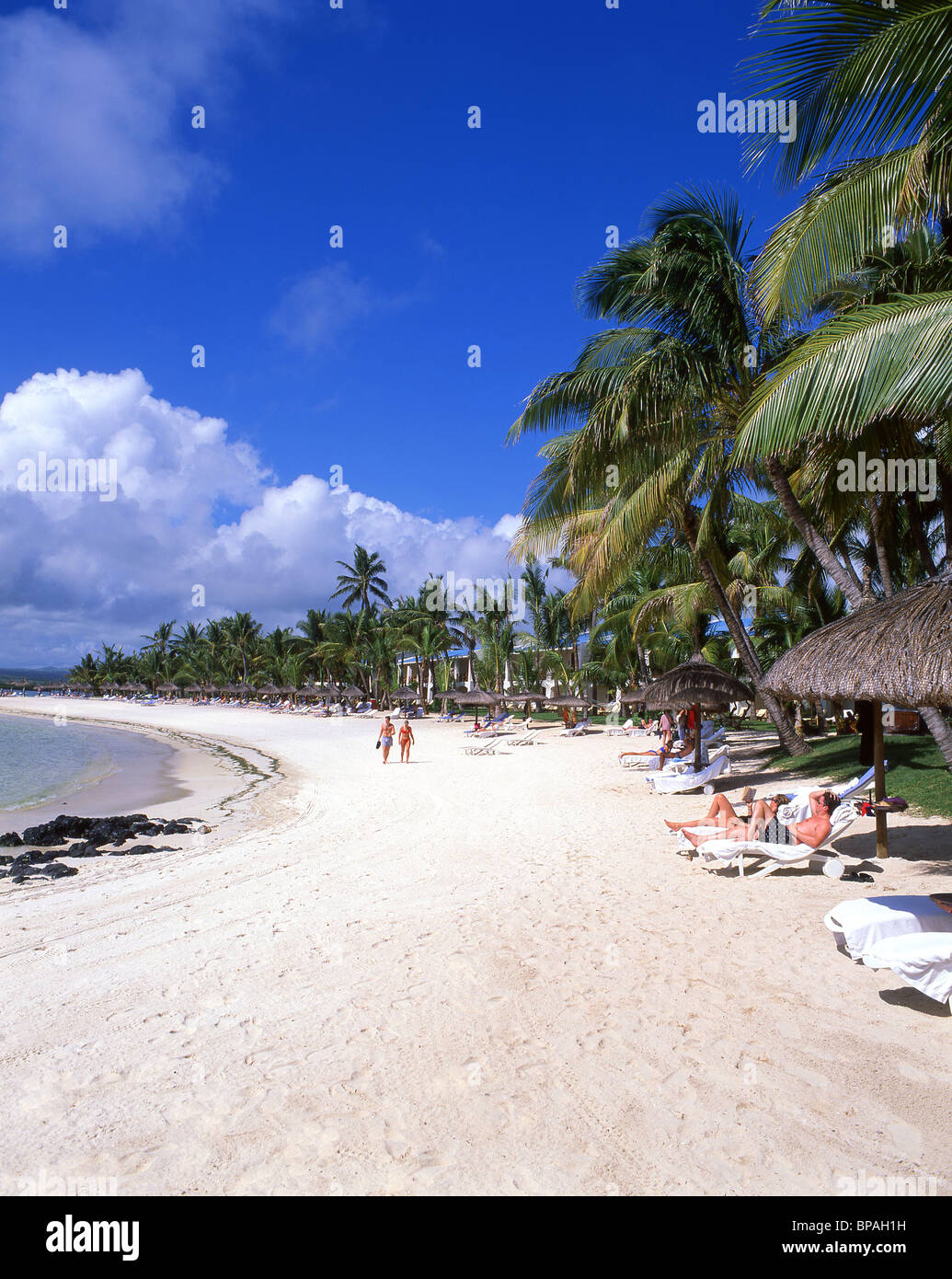 Uno e solo Le Saint Geran Hotel, Belle Mare Flacq, distretto, Repubblica di Mauritius Foto Stock