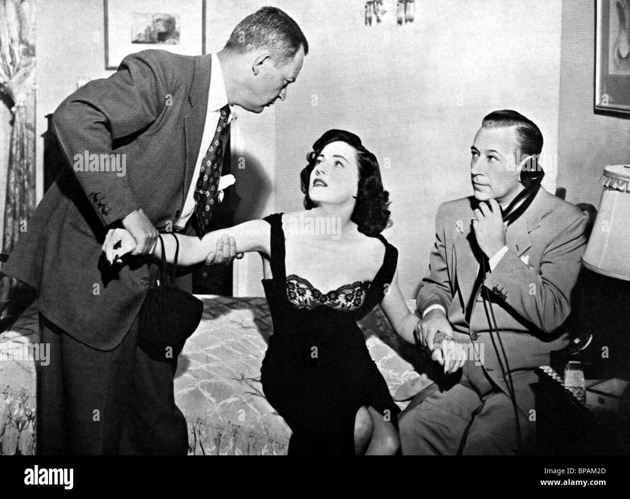 BILL WILLIAMS, ELLA RAINES, GEORGE RAFT, un mestiere pericoloso, 1949 Foto Stock