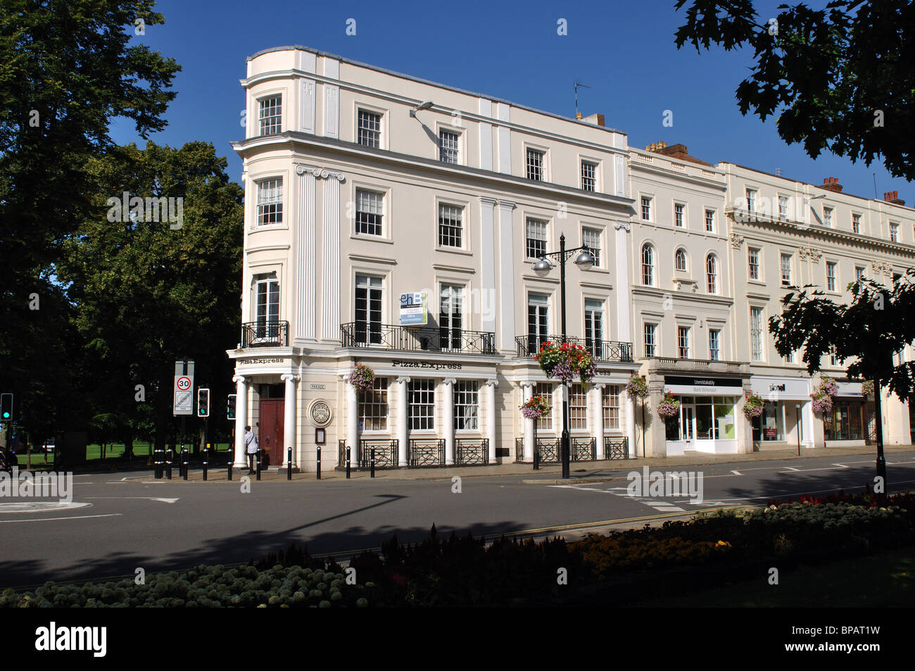 La Parade, Leamington Spa Warwickshire, Inghilterra, Regno Unito Foto Stock