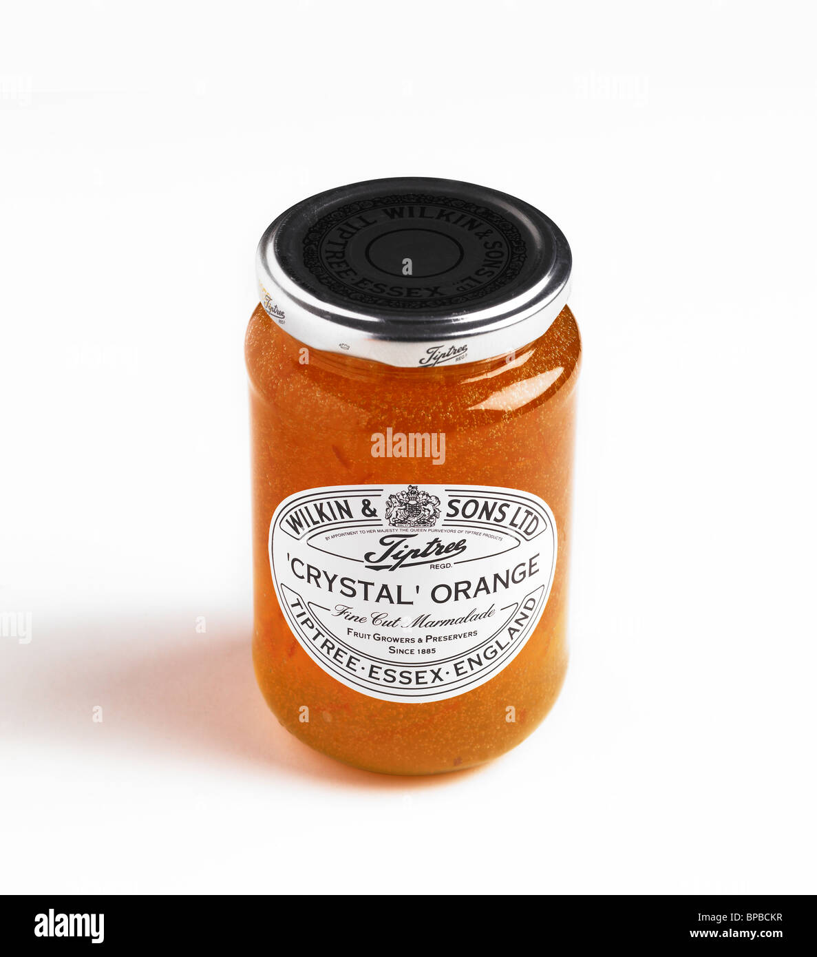 Un vasetto di marmellata di arance Foto Stock