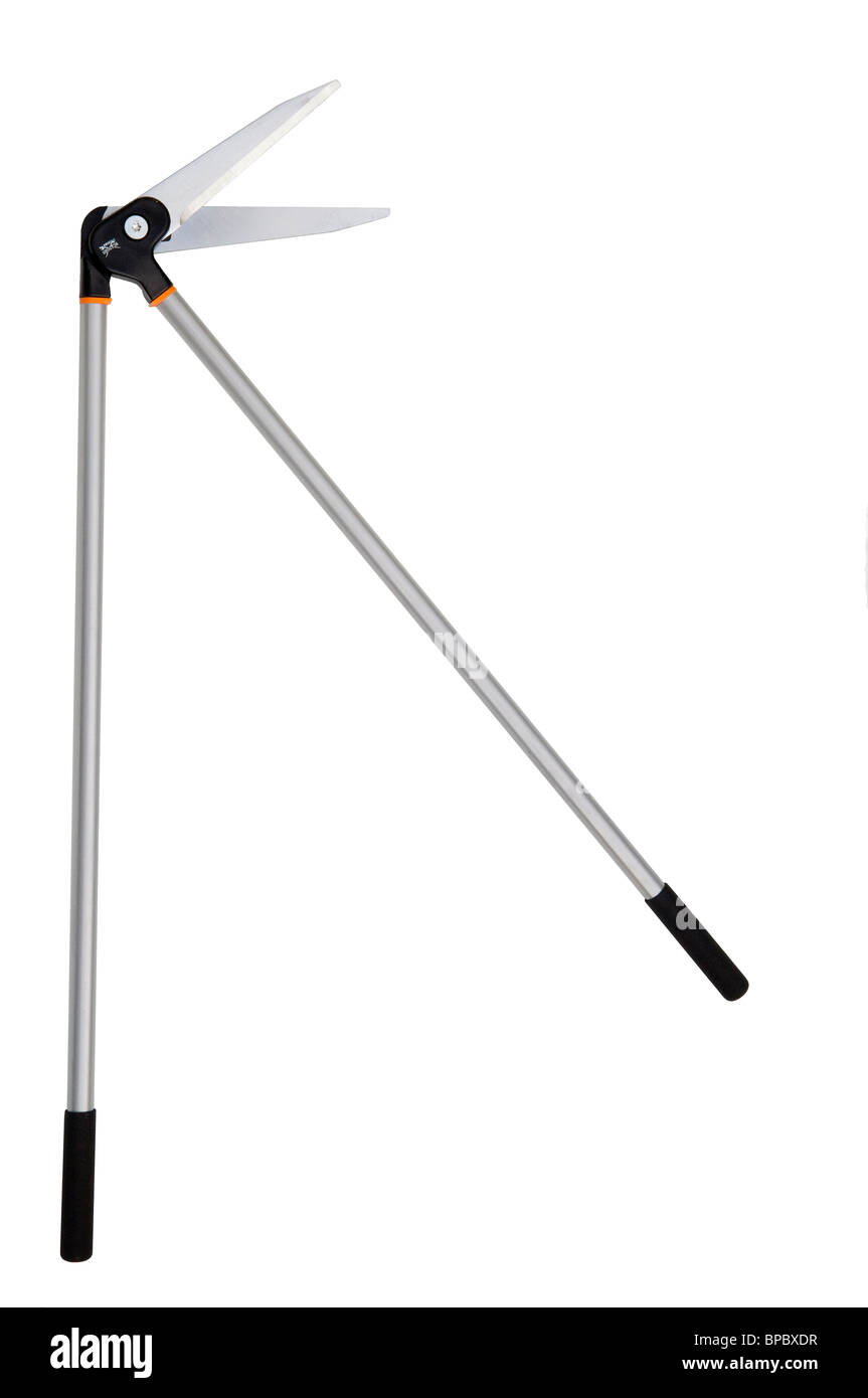 Manico lungo cesoie anche sapere come lawn edger o trimmer Foto Stock