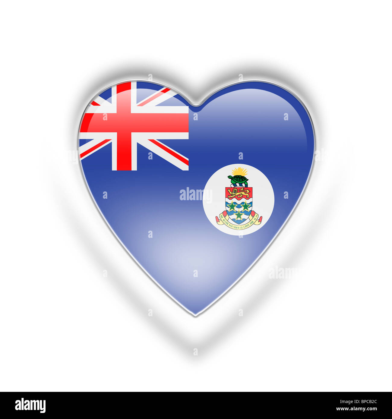 Bandiera delle Isole Cayman Foto Stock