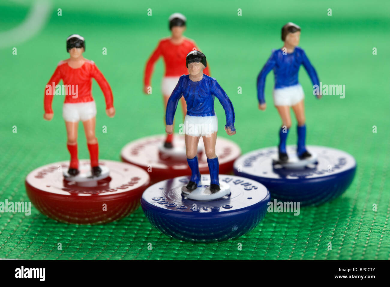 Vintage Subbuteo® soccer football gioco giocattoli Foto Stock