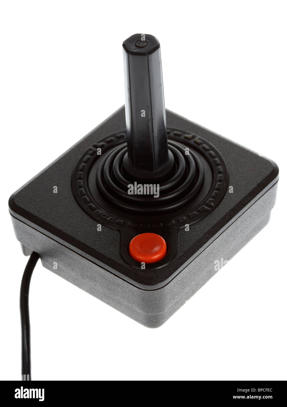 Atari retrò elettronico video game controller joystick dagli anni settanta Foto Stock