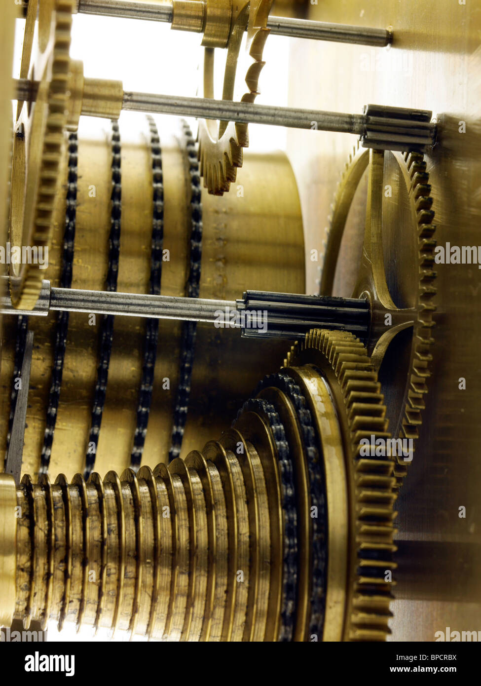 Inglese conoide Movimento di orologio Foto Stock