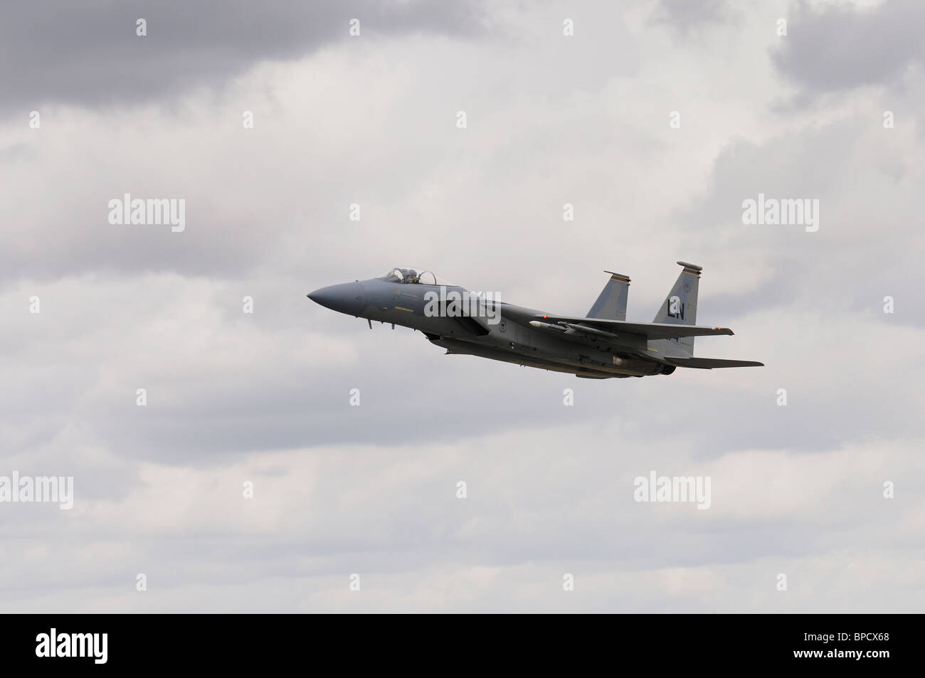 McDonnell Douglas F-15 Eagle visualizza a 2010 Royal International Air Tattoo, Fairford, Inghilterra. Foto Stock