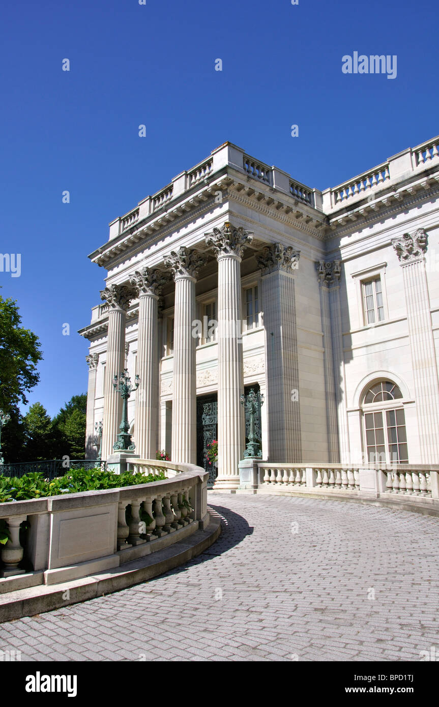 Casa di marmo, Vanderbilt Mansion, Newport, Rhode Island, STATI UNITI D'AMERICA Foto Stock