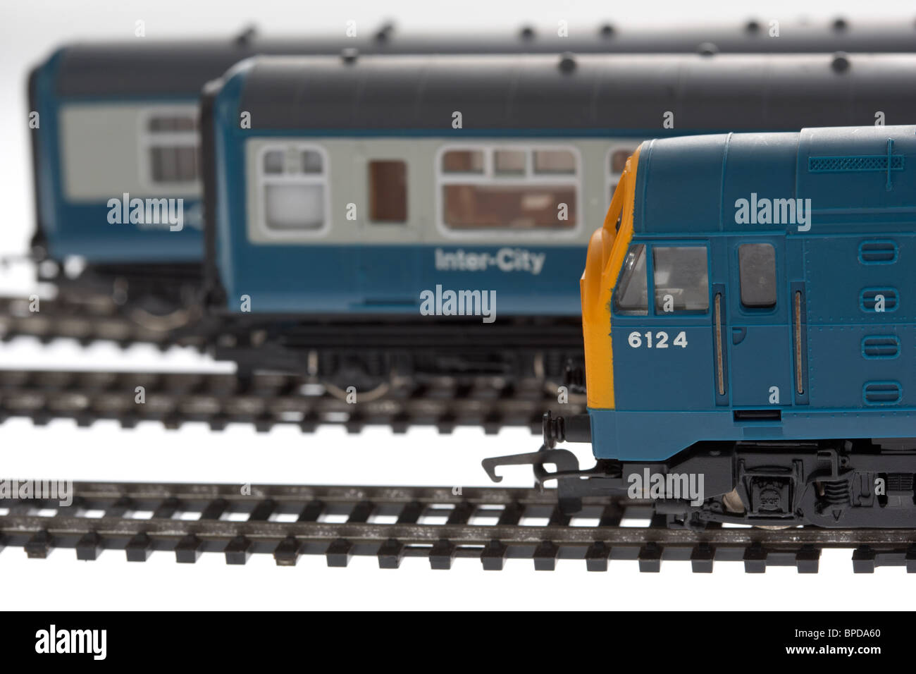 Modello di stazione ferroviaria imposta fabbricati negli anni settanta anni ottanta da hornby nel Regno Unito Foto Stock