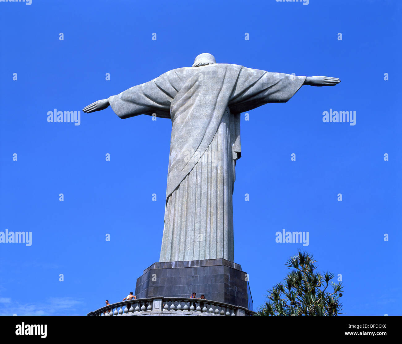 Statua del Cristo Redentore, Rio de Janeiro, Stato di Rio de Janeiro, Repubblica del Brasile Foto Stock