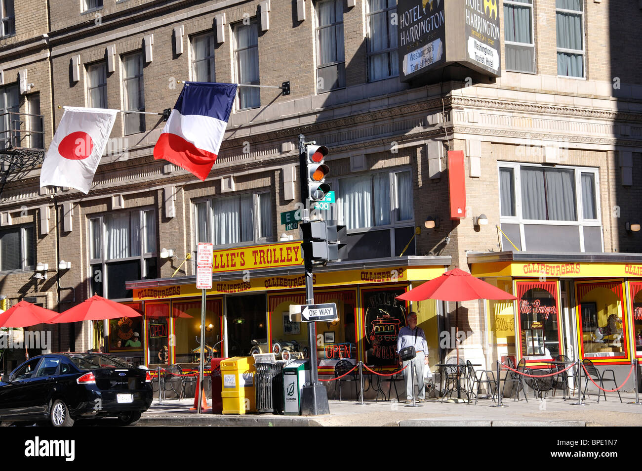 Ollie il carrello di servizio ristorante, Washington DC street, STATI UNITI D'AMERICA Foto Stock