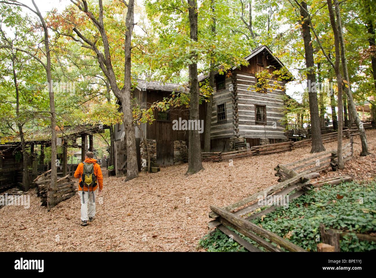 Silver Dollar City scena Mike Vining Silver Dollar City Missouri USA Foto Stock