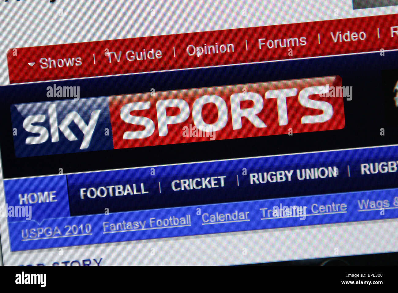 Skysports sky sports news online Foto Stock